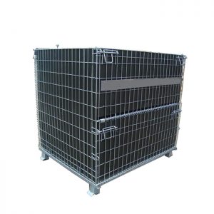 Metal wire mesh container
