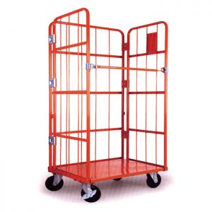 Roll pallet container