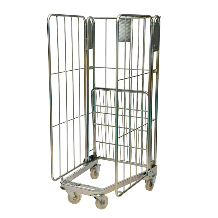 3 sided nesting frame wire roll container | HML Metal Products