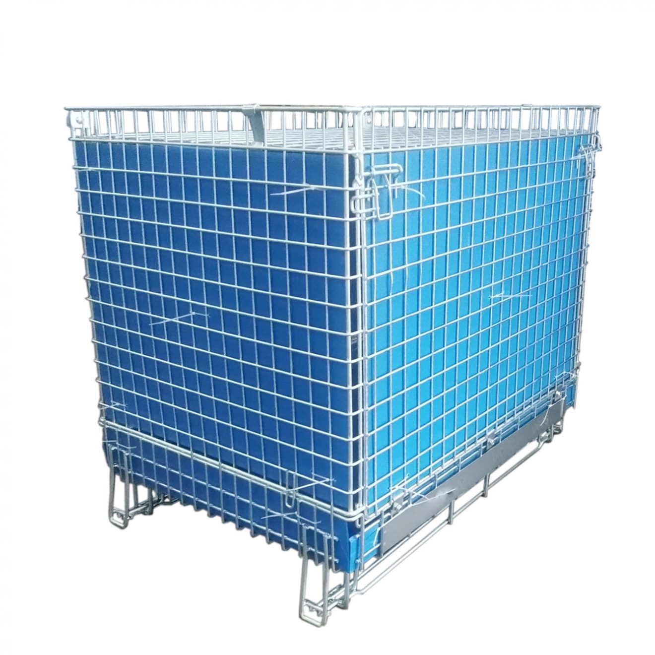 Wire Mesh Container - Storage Products | Net-Railing HML Metal