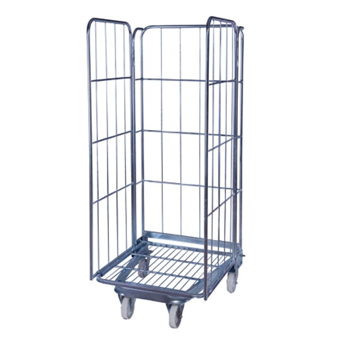 3 sided nesting A frame wire roll container