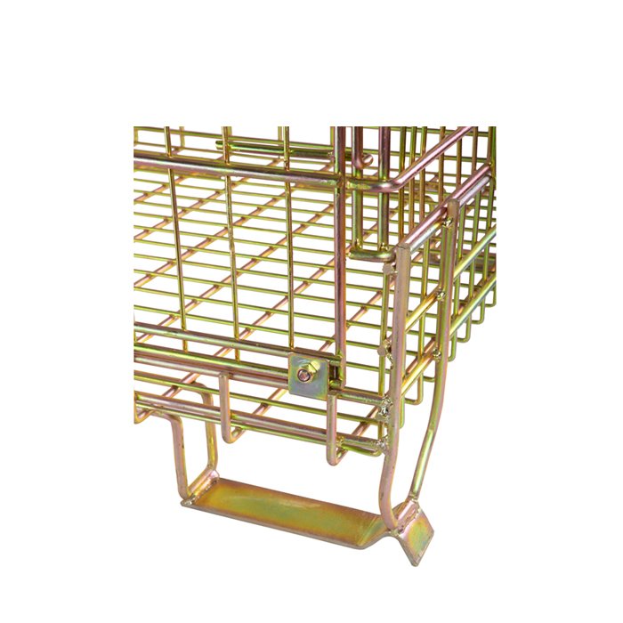 Steel wire mesh container
