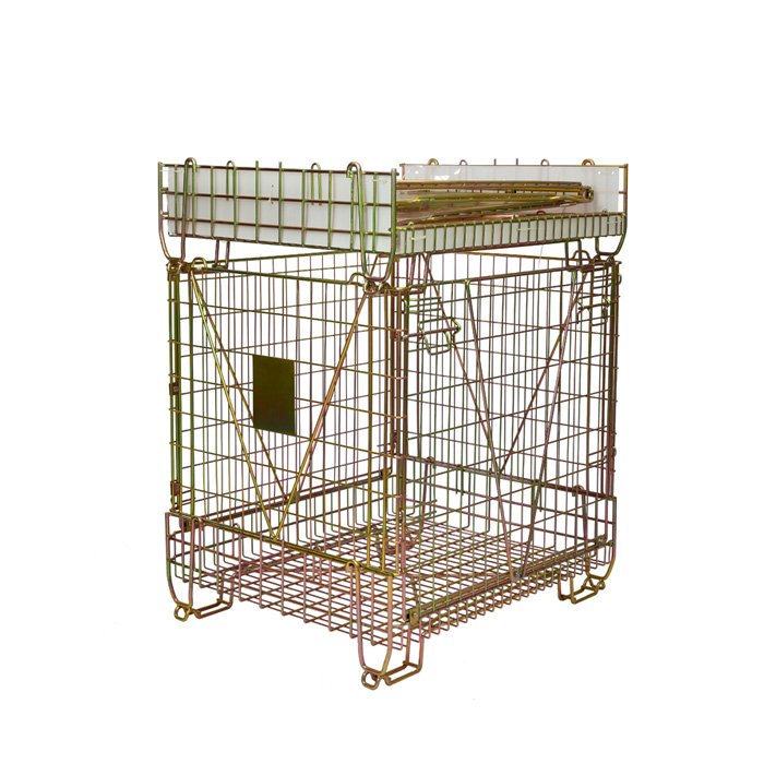 PET Prefrom Wire mesh container with forklift