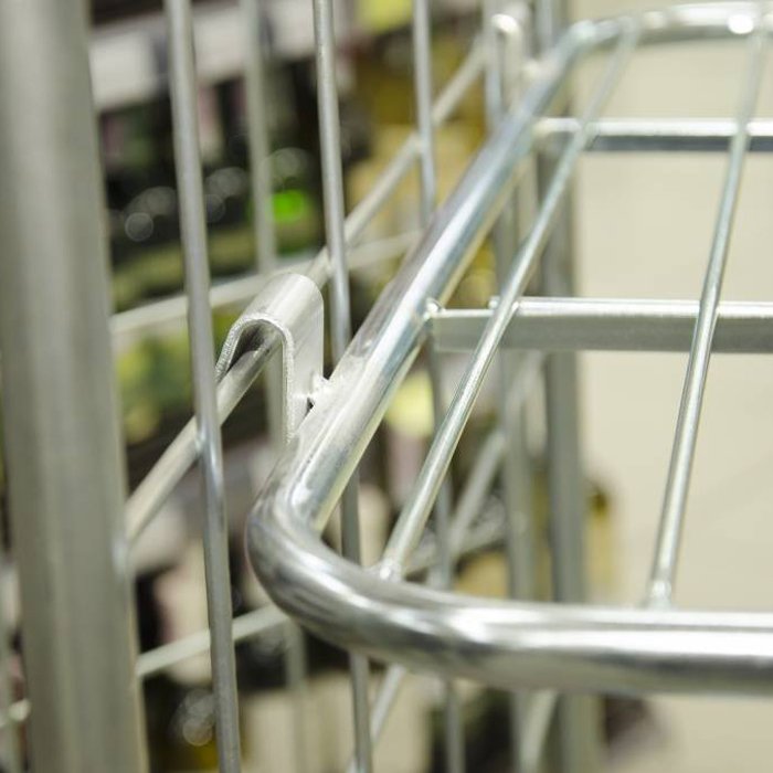 4 sided warehouse roll cages