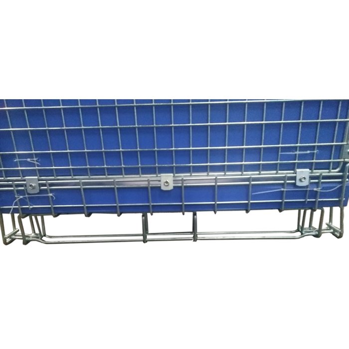 Mesh container with PP sheet