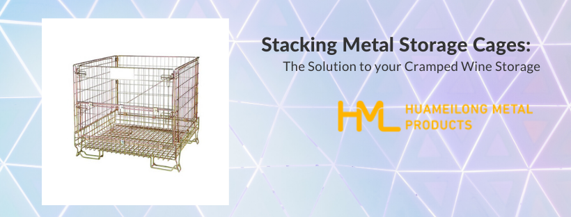 Wine Storage, Stacking Metal Storage Cages: The Solution to your Cramped Wine Storage